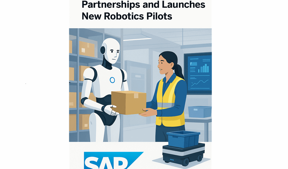 SAP Expands “Physical AI” Partnerships and Launches New Robotics Pilots